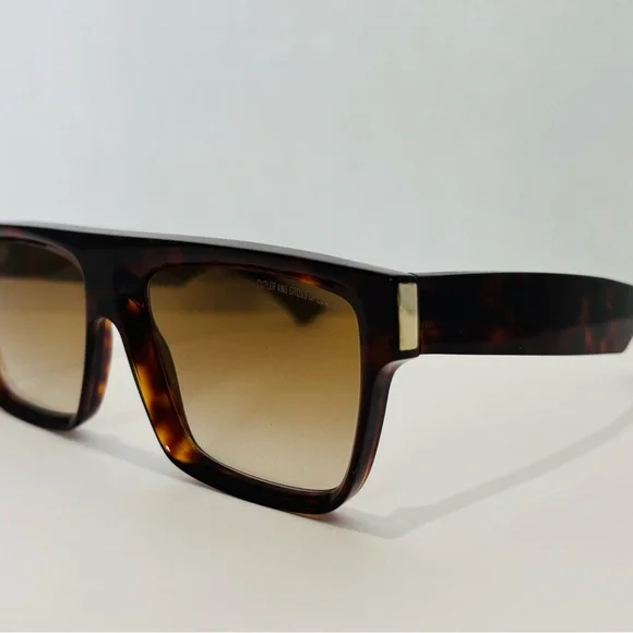 Authentic CUTLER AND GROSS Brown Tortoise Sunglasses - New with Packaging - Picture 4 of 7